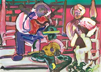 ROMARE BEARDEN (1911 - 1988) Louisiana Serenade.                                                                                                 